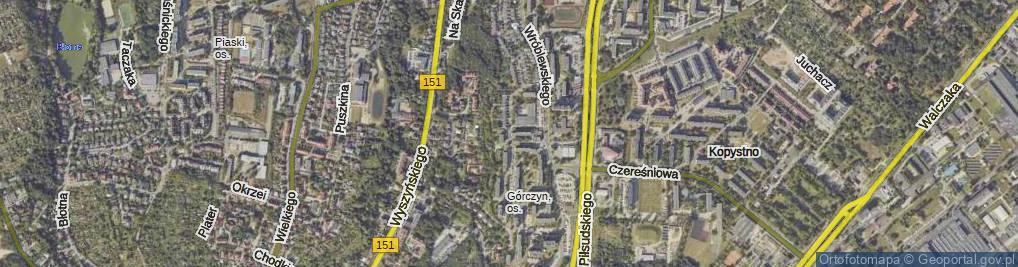 Zdjęcie satelitarne Pułaskiego Kazimierza, gen. ul.